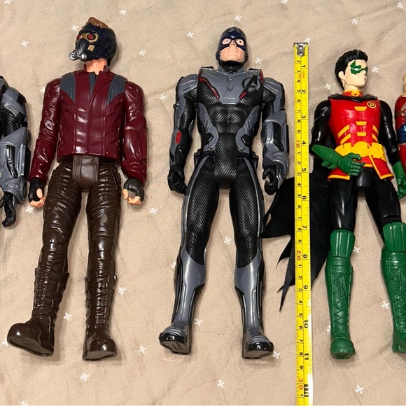 Iron Man. Captain Marvel Captain America Star Lord Robin Action Figures - Picture 4 of 16